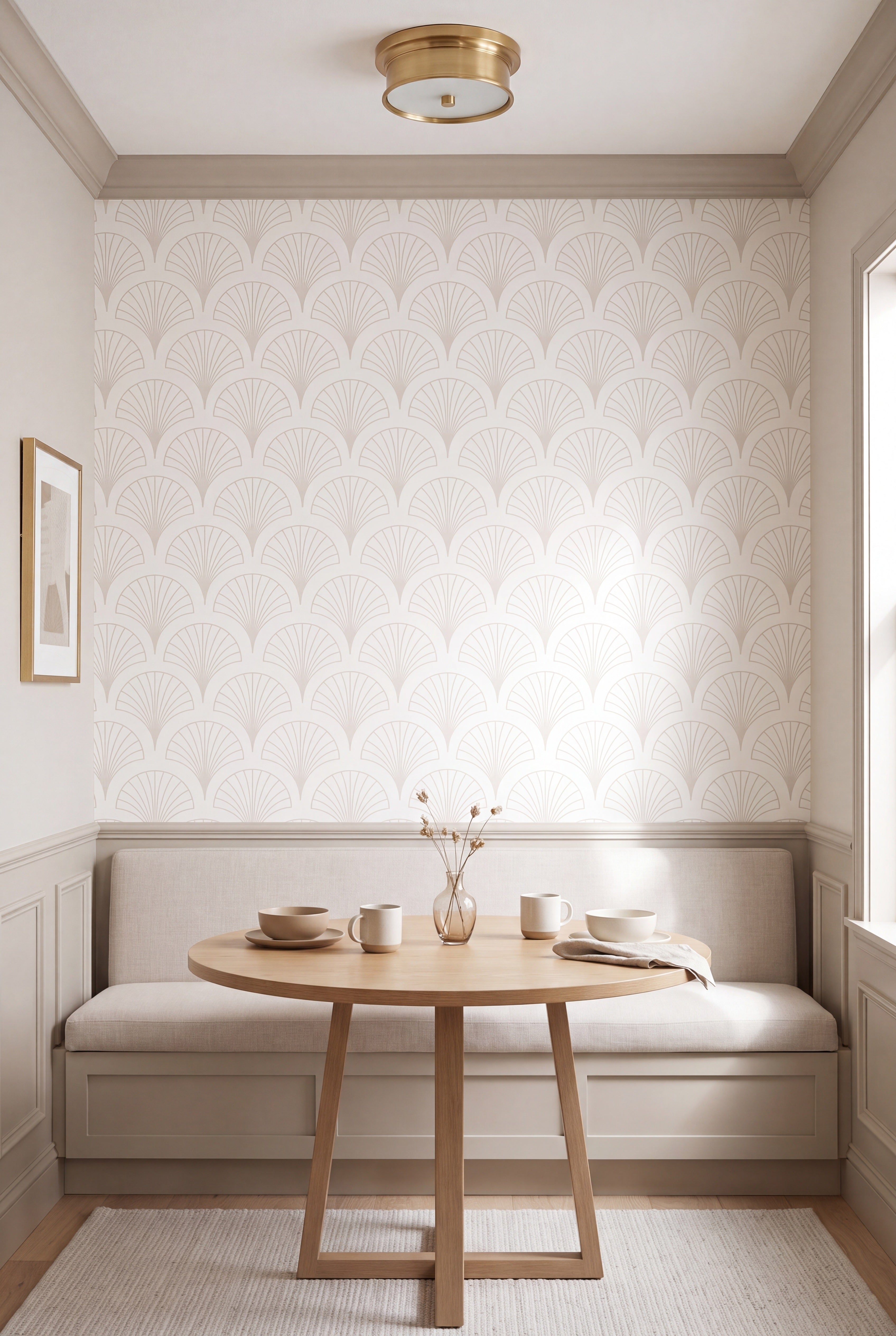 Fan Club wallpaper shown in a cozy nook