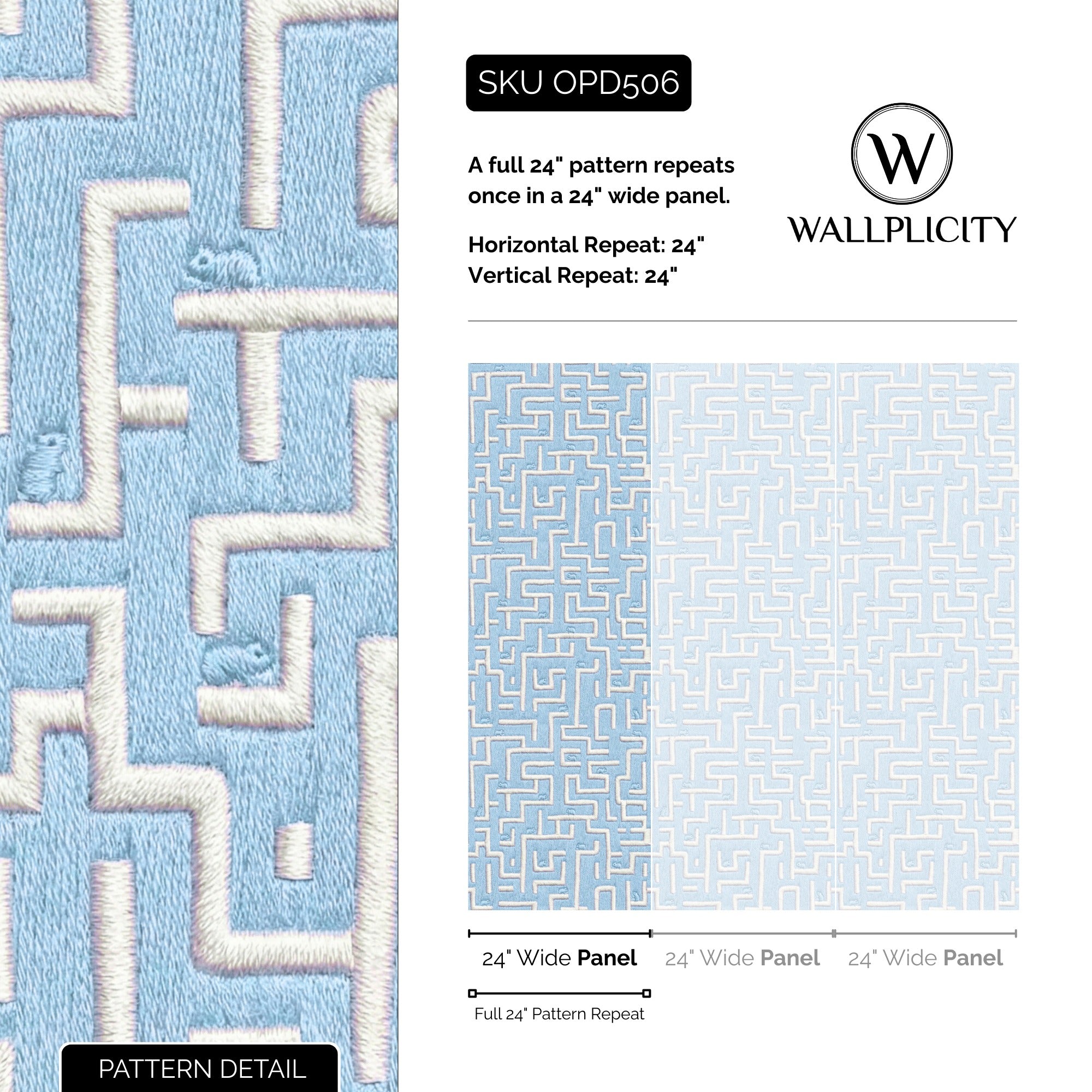 Hamster Highway wallpaper pattern detail and repeat size