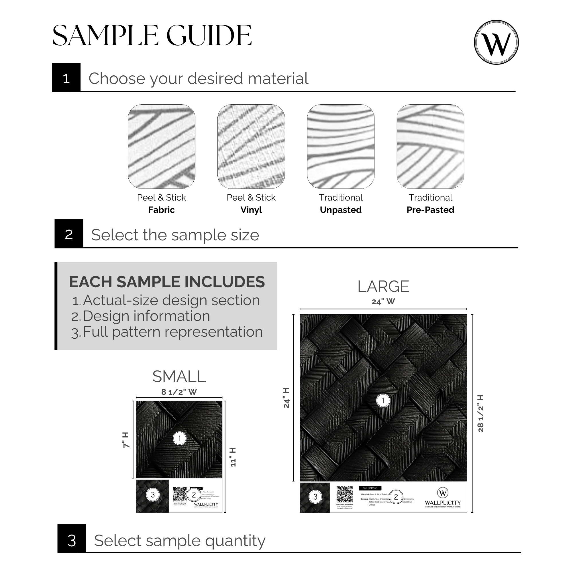 Milano Weave wallpaper sample guide