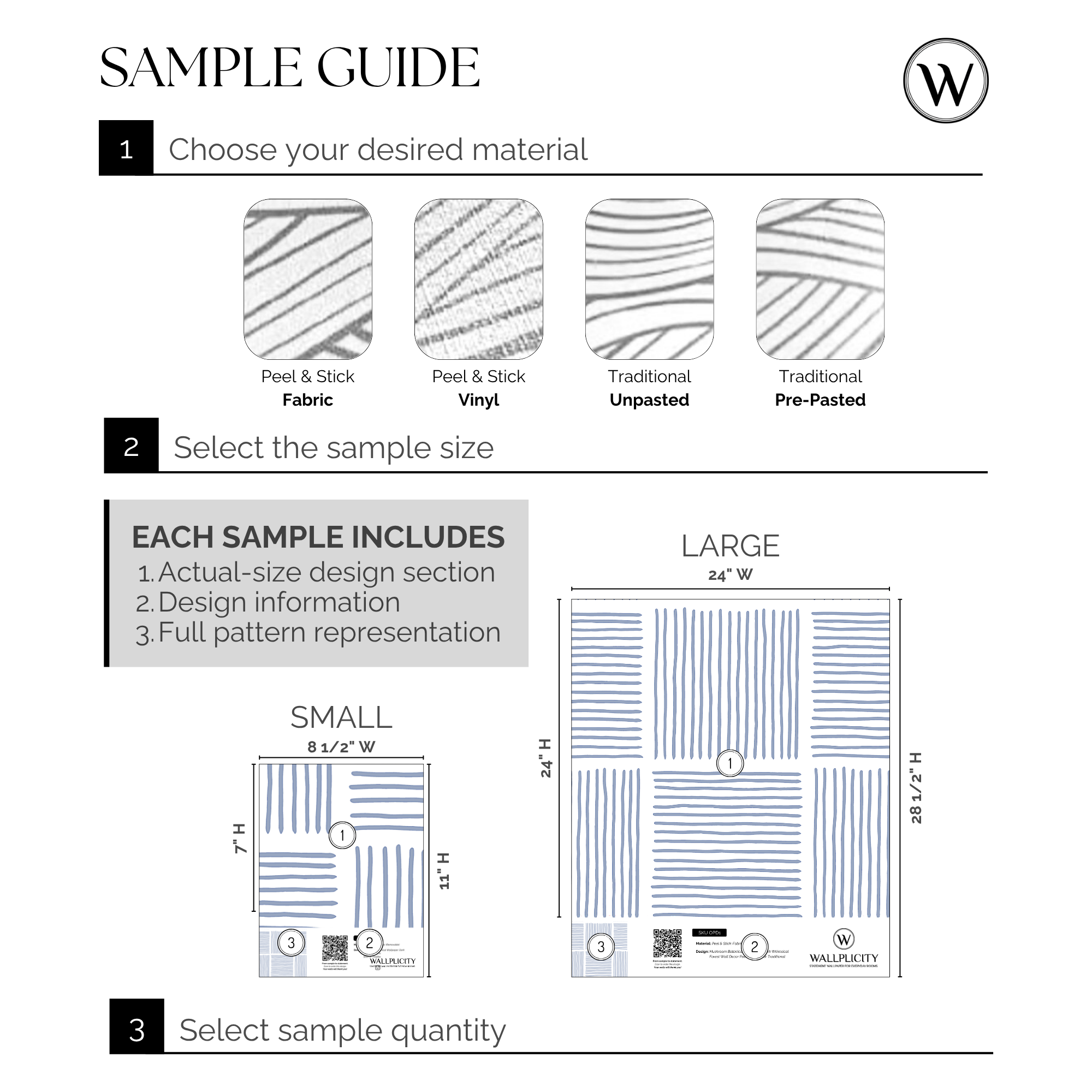 Boardwalk Stripe wallpaper sample guide
