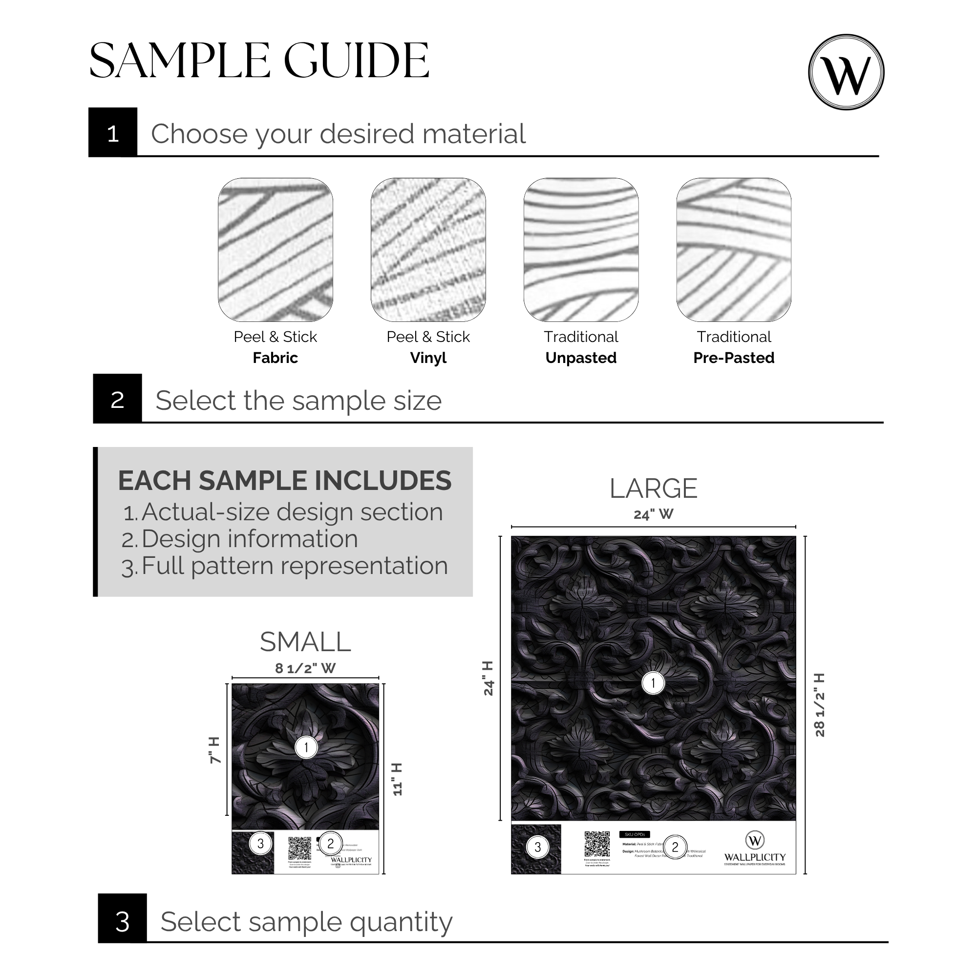 Iron Lace wallpaper sample guide