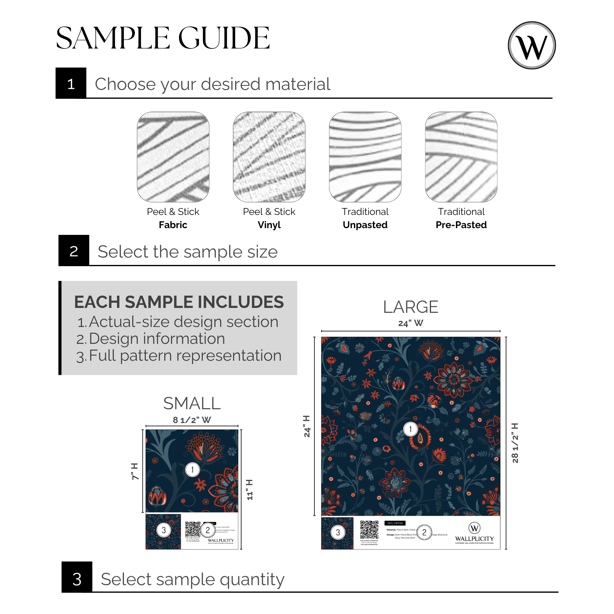 Nordic Nightfall wallpaper sample guide