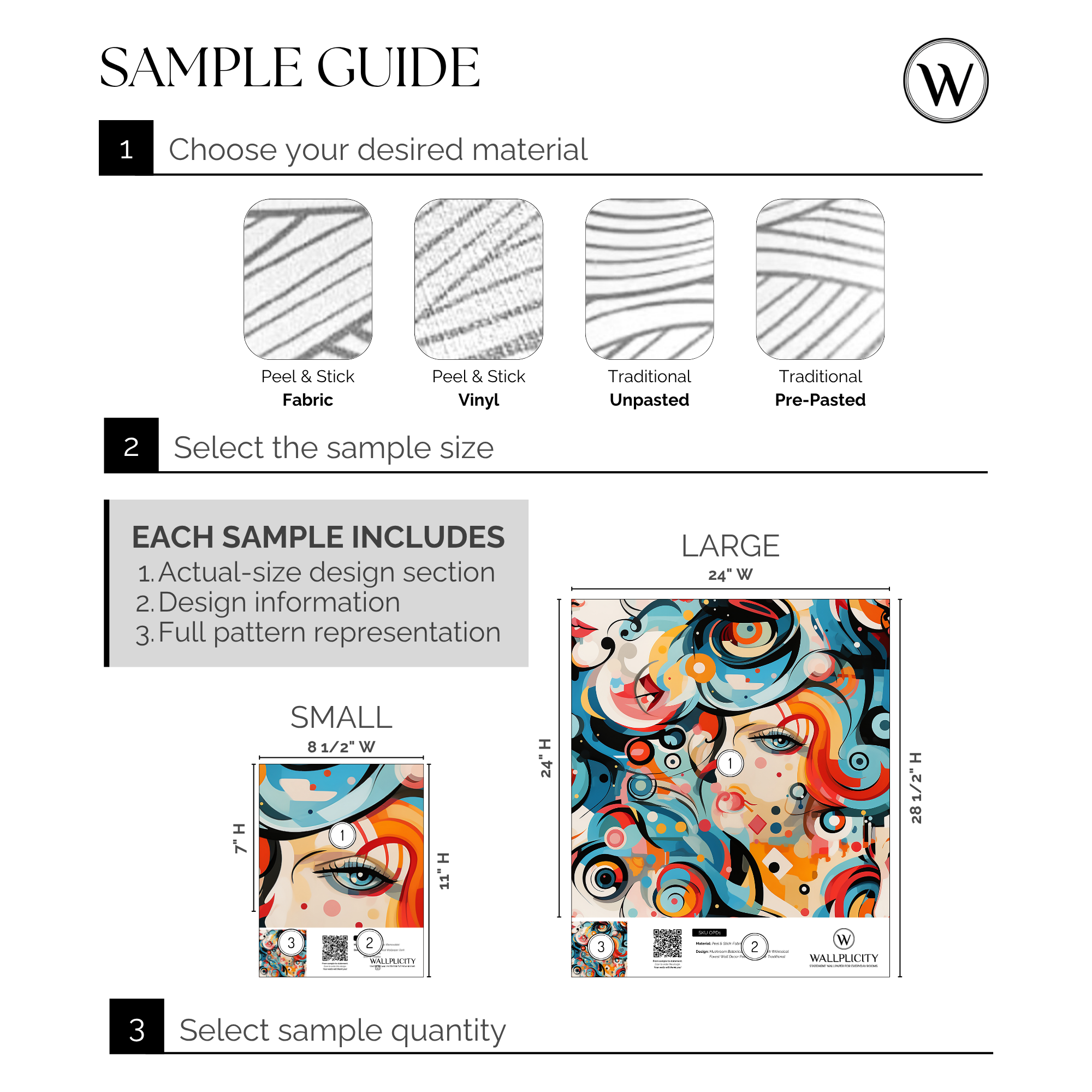 Face Value wallpaper sample guide
