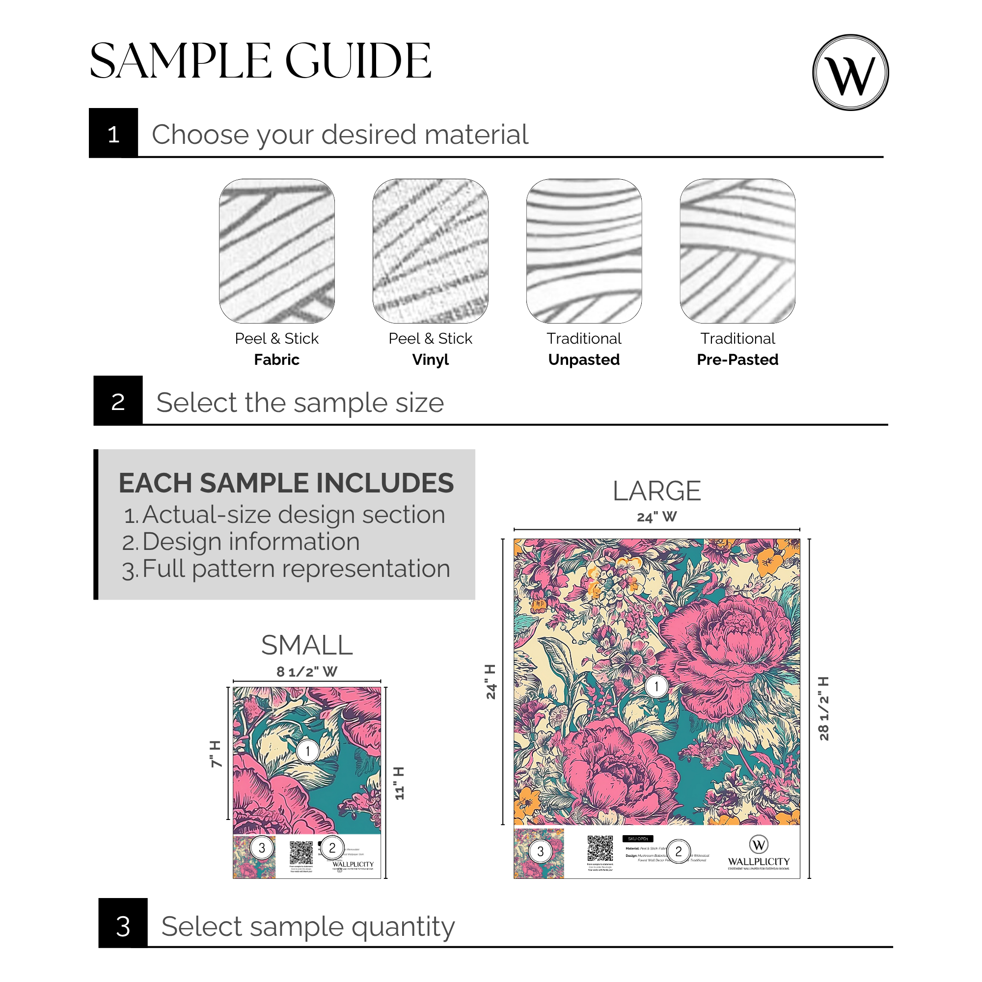 Provence Peony wallpaper sample guide