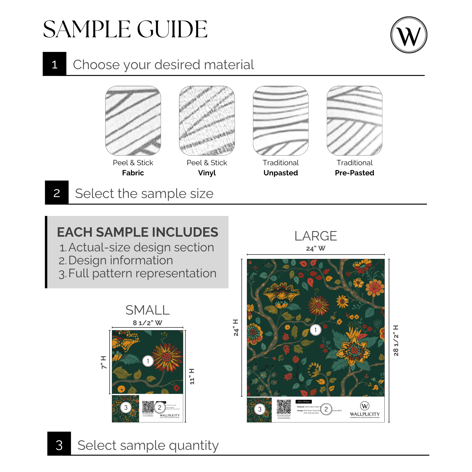 Evergreen Folk wallpaper sample guide
