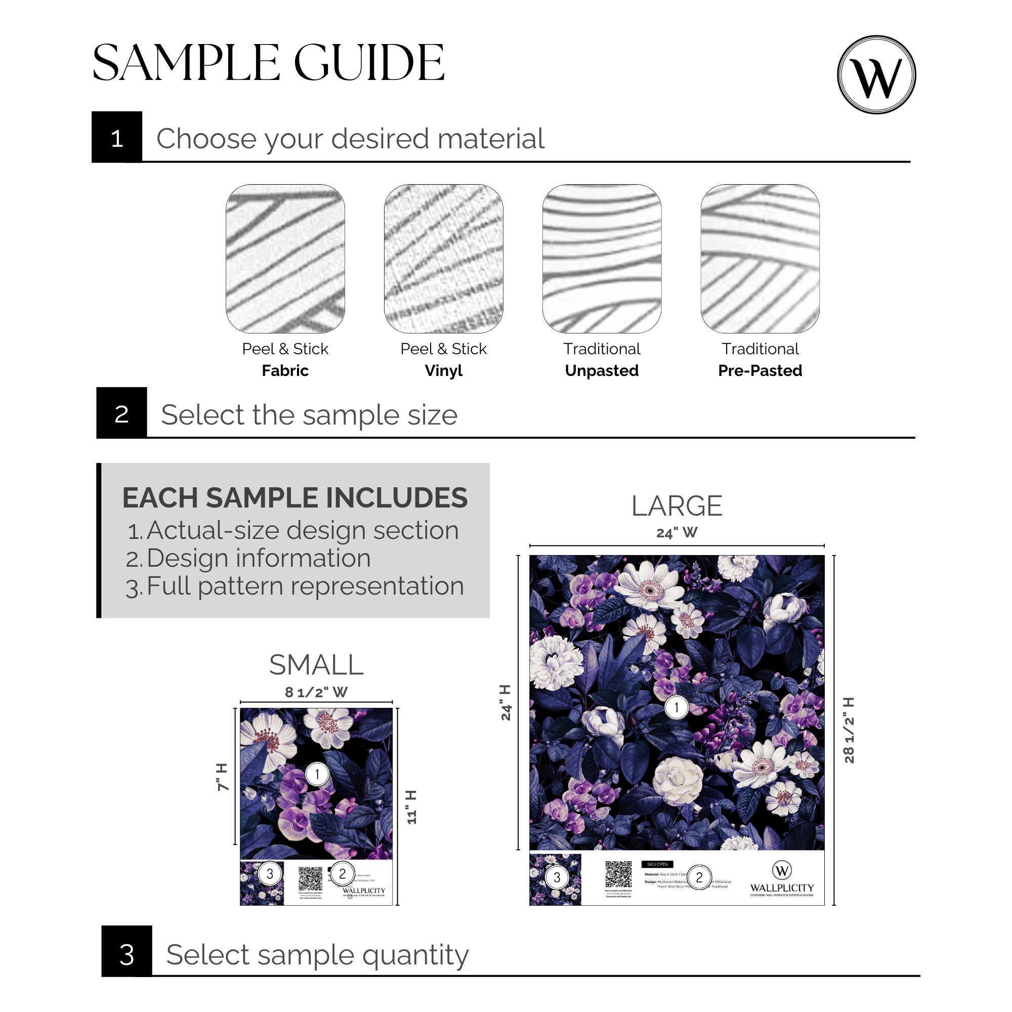 Violet Hour wallpaper sample guide