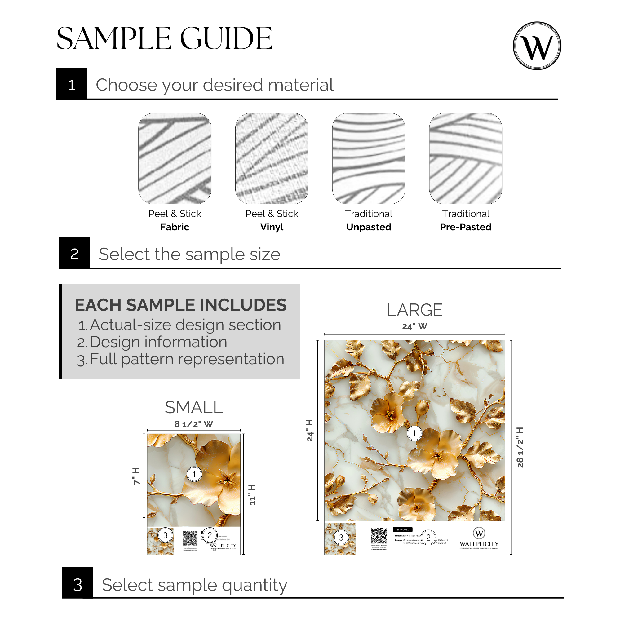 Midas Bloom wallpaper sample guide