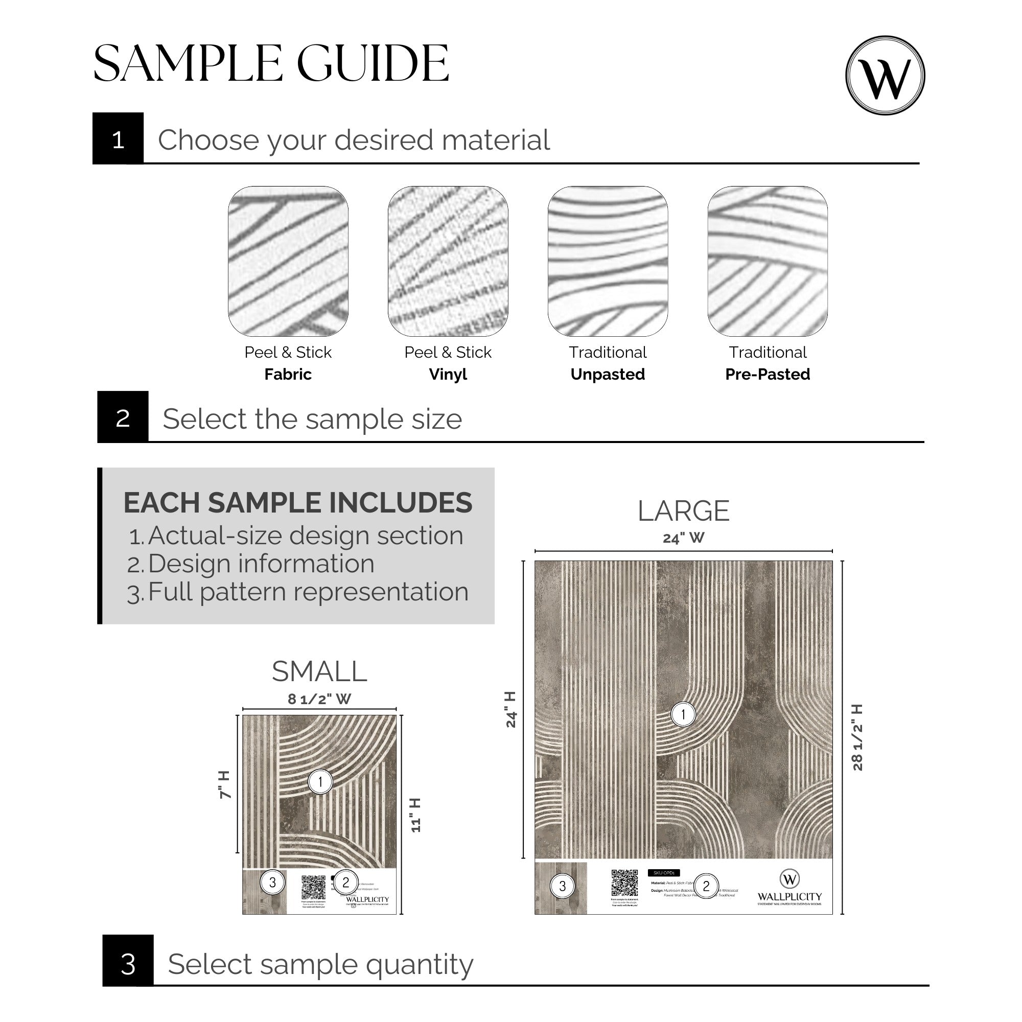 Sahara wallpaper sample guide