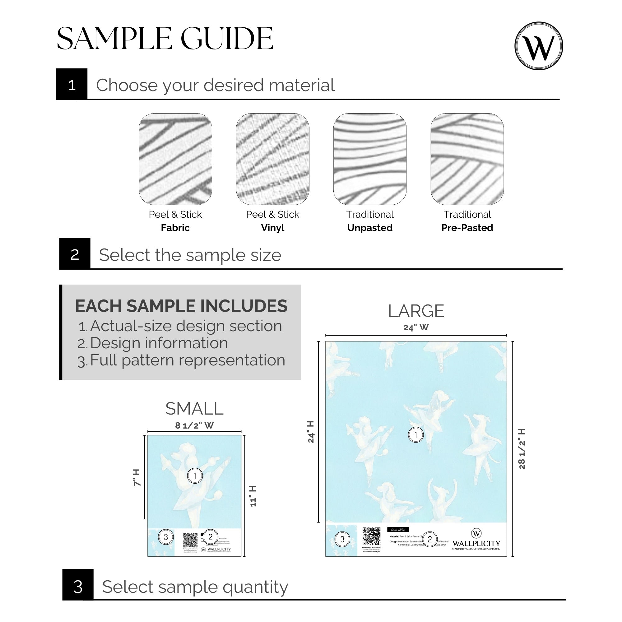 Aqua Pirouette wallpaper sample guide