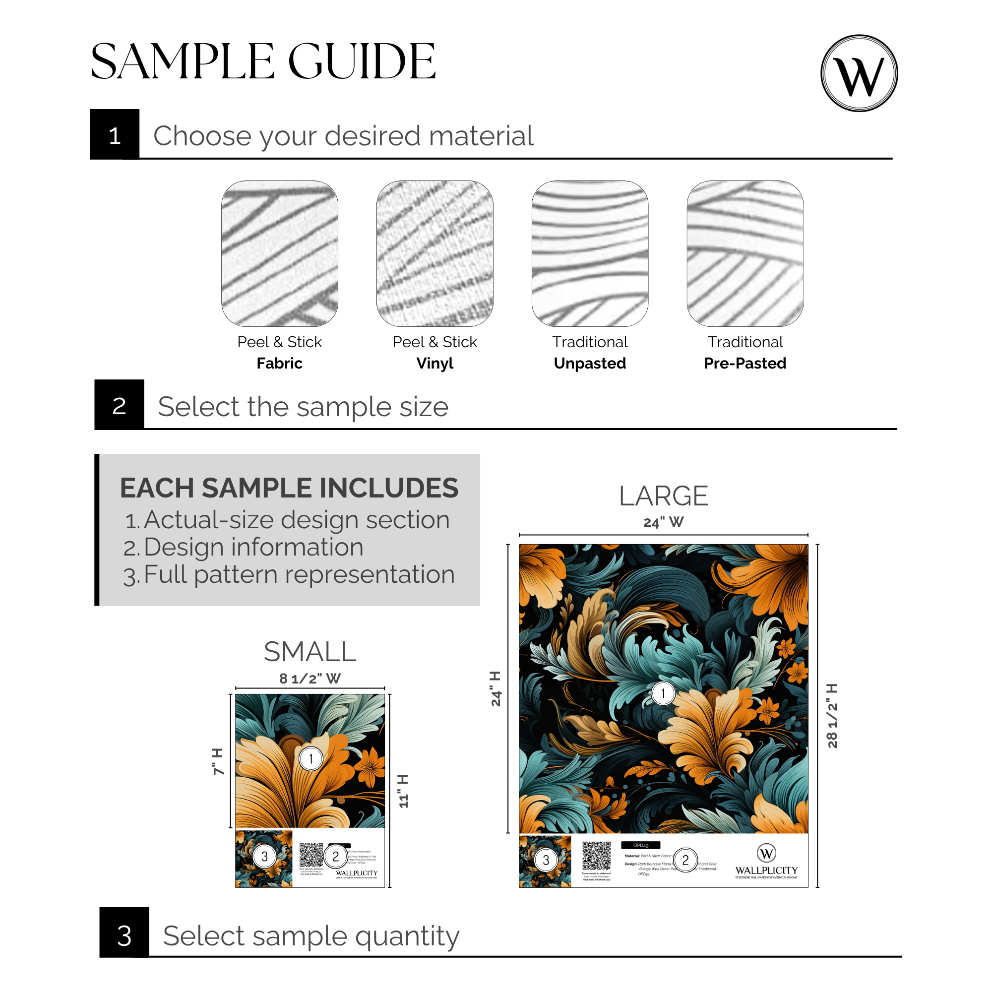 Palazzo wallpaper sample guide