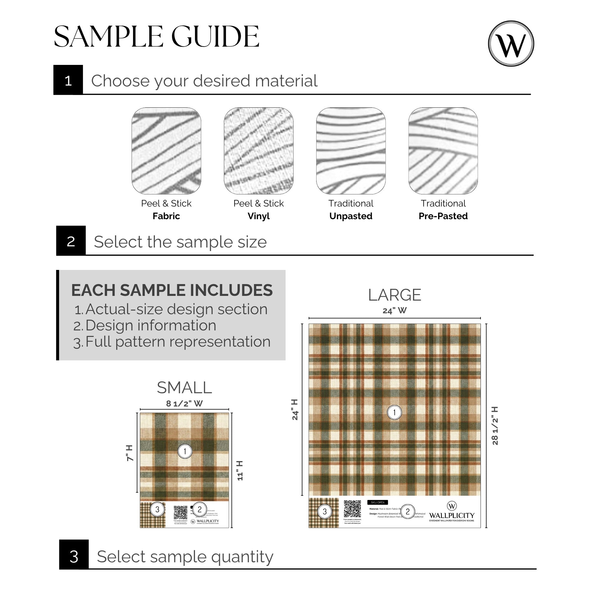 Lodge Flannel wallpaper sample guide