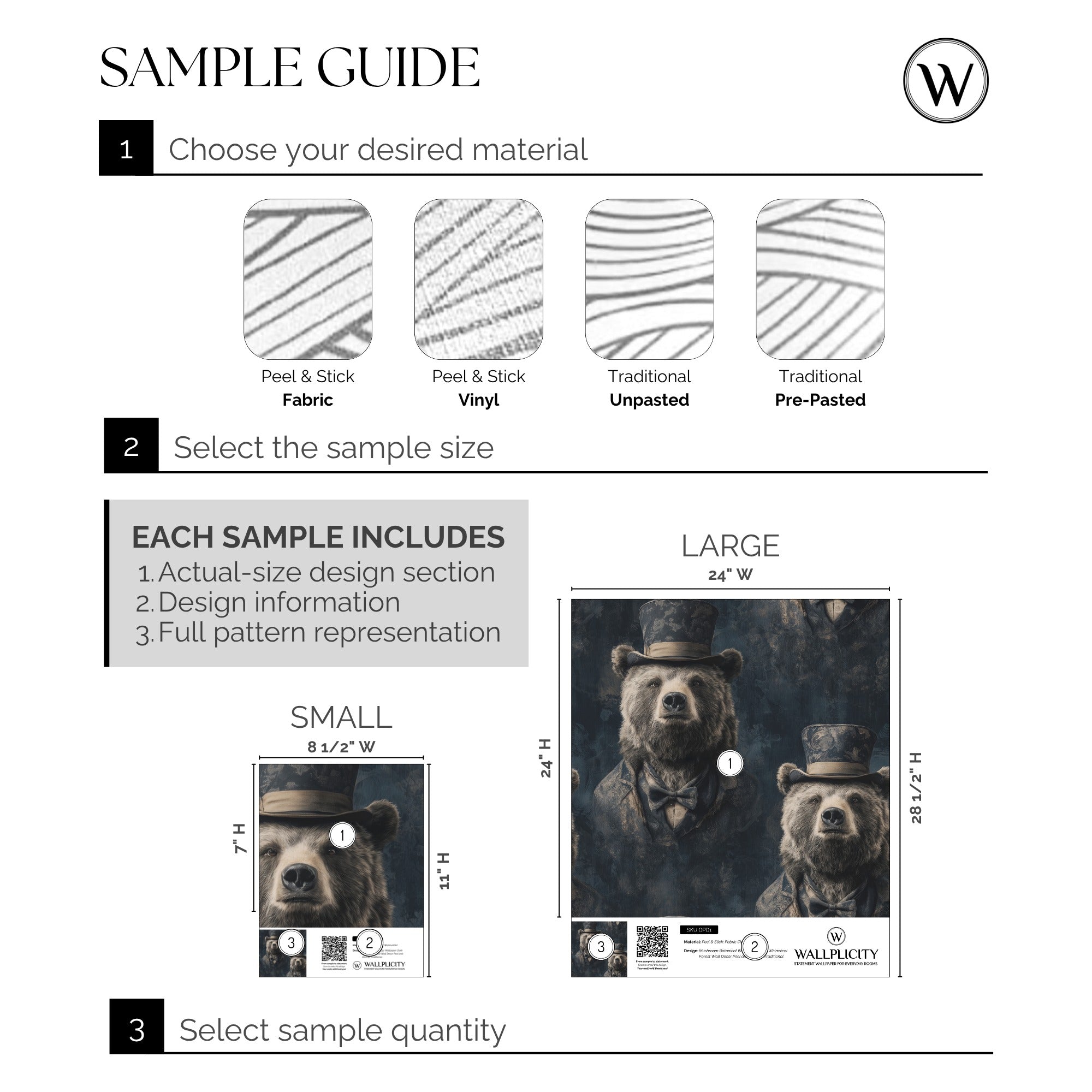 Dapper Bear wallpaper sample guide