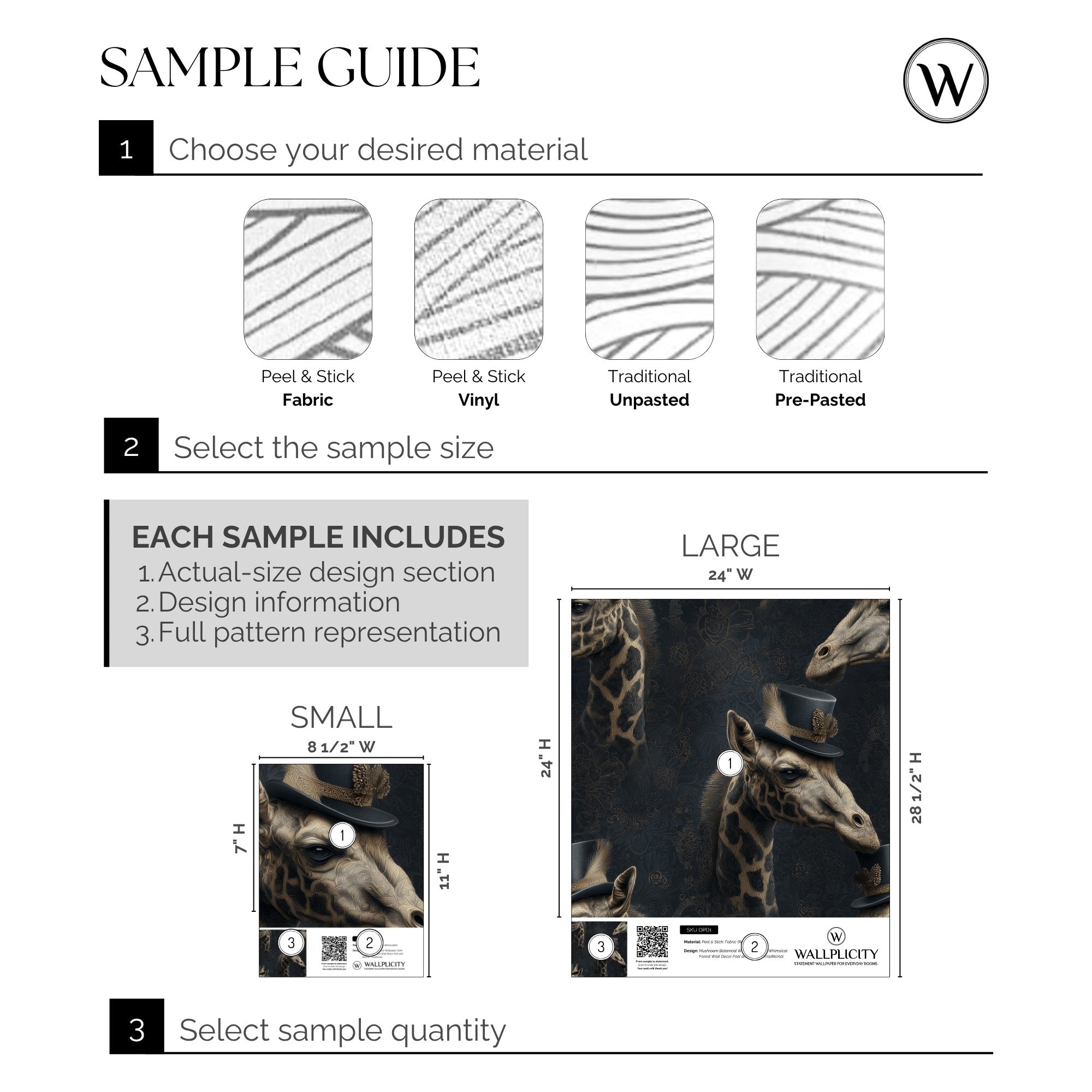 High Society wallpaper sample guide