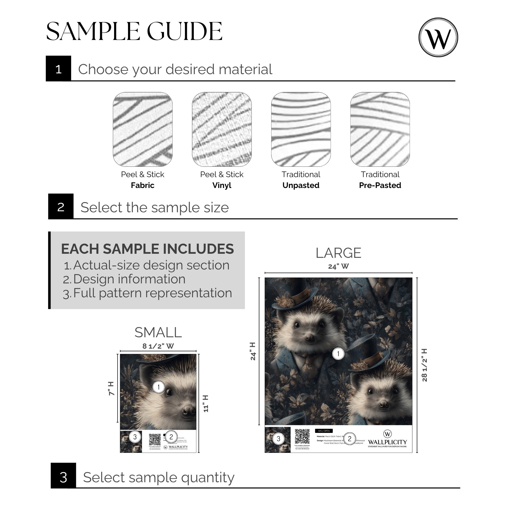 Thistle Crown wallpaper sample guide