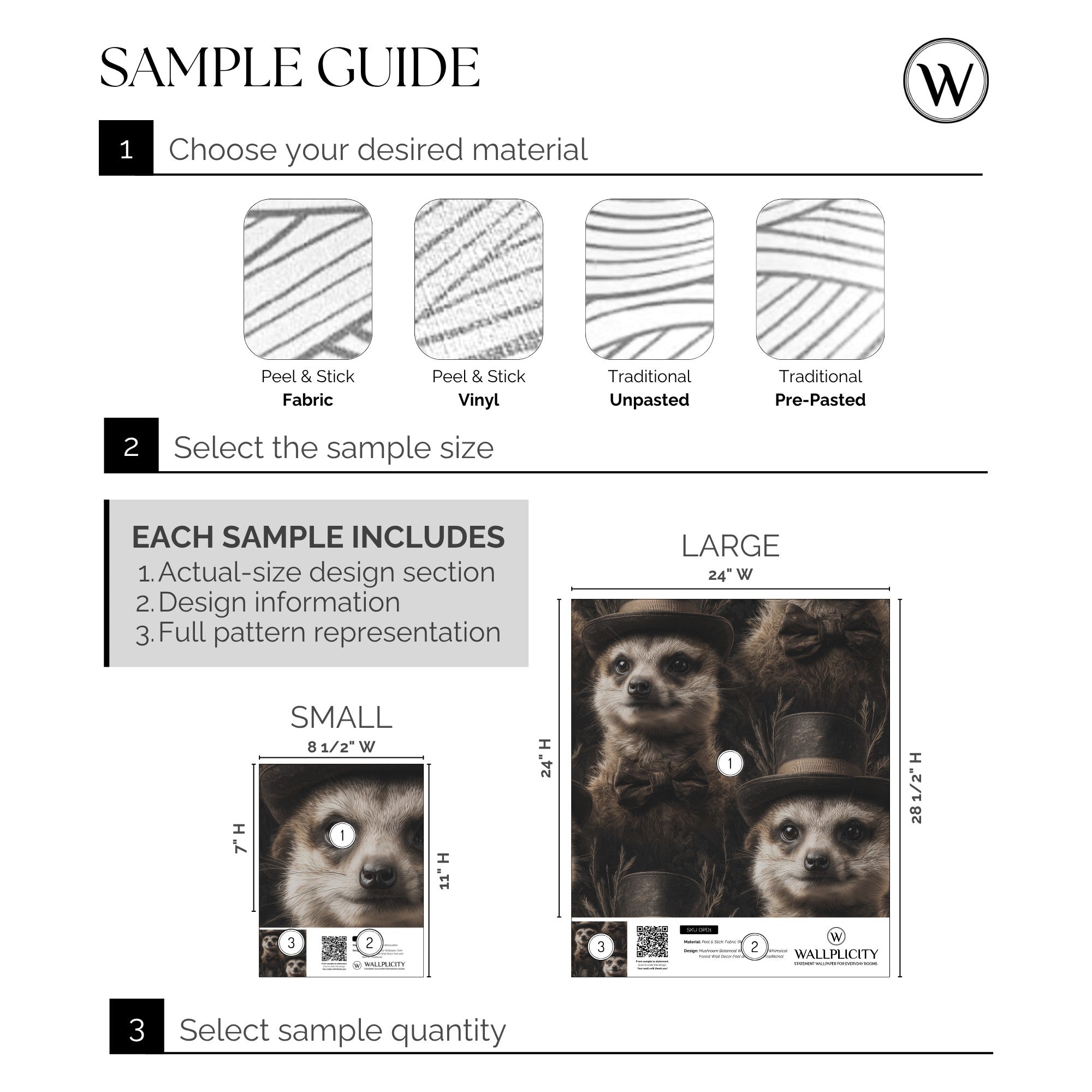 The Lookout wallpaper sample guide