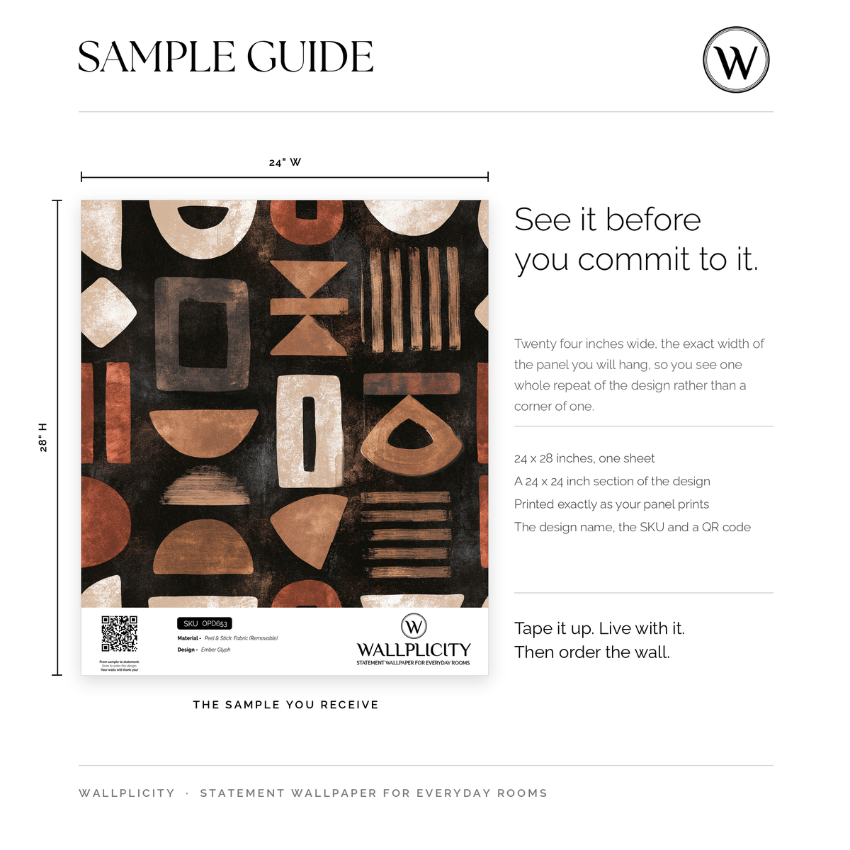 Ember Glyph wallpaper sample guide
