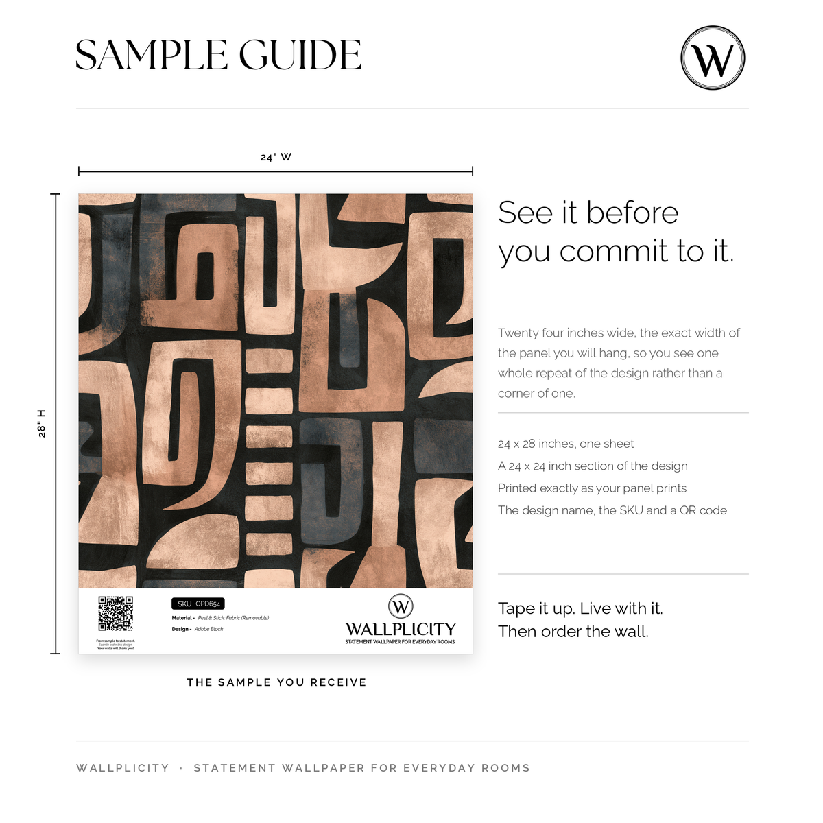 Adobe Block wallpaper sample guide