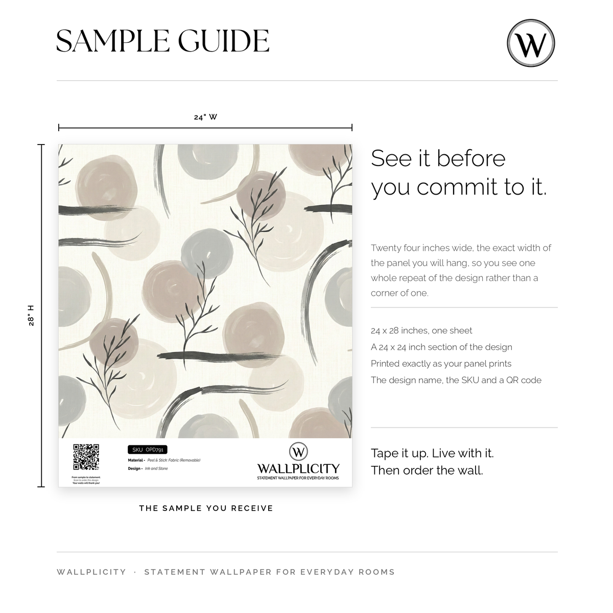 Ink and Stone wallpaper sample guide