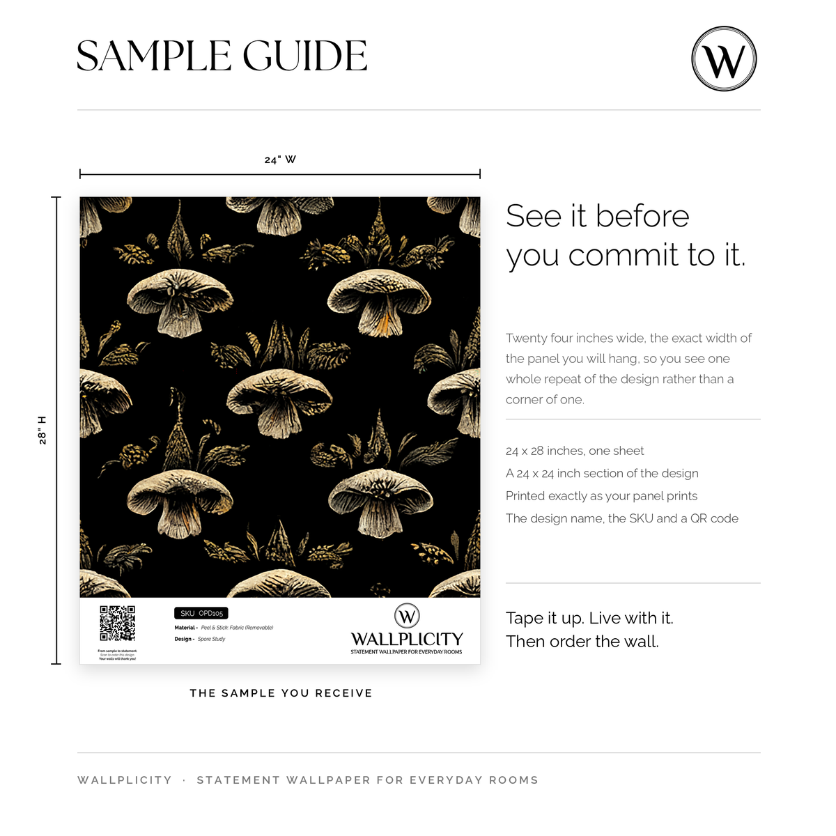 Spore Study wallpaper sample guide