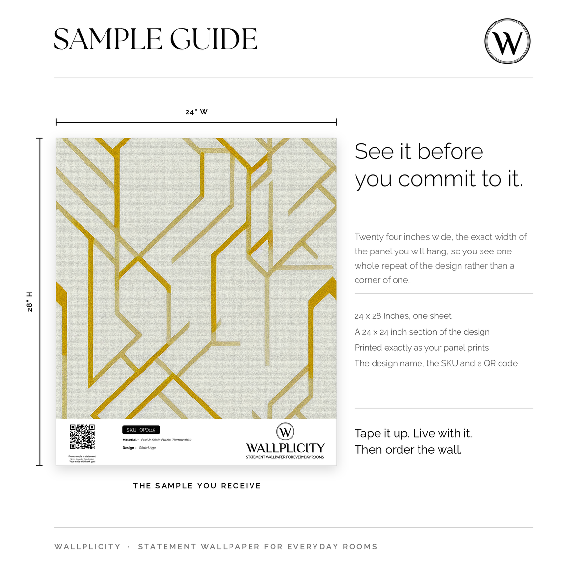 Gilded Age wallpaper sample guide