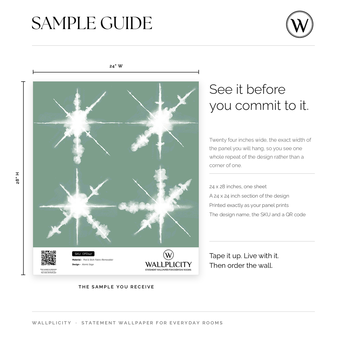 Atomic Sage wallpaper sample guide