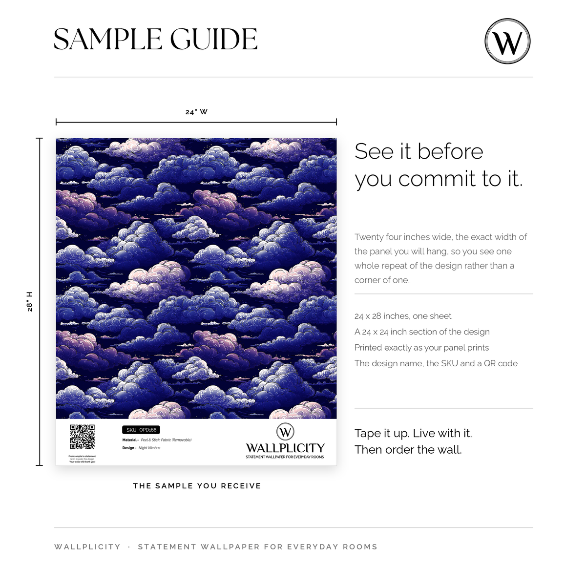 Night Nimbus wallpaper sample guide