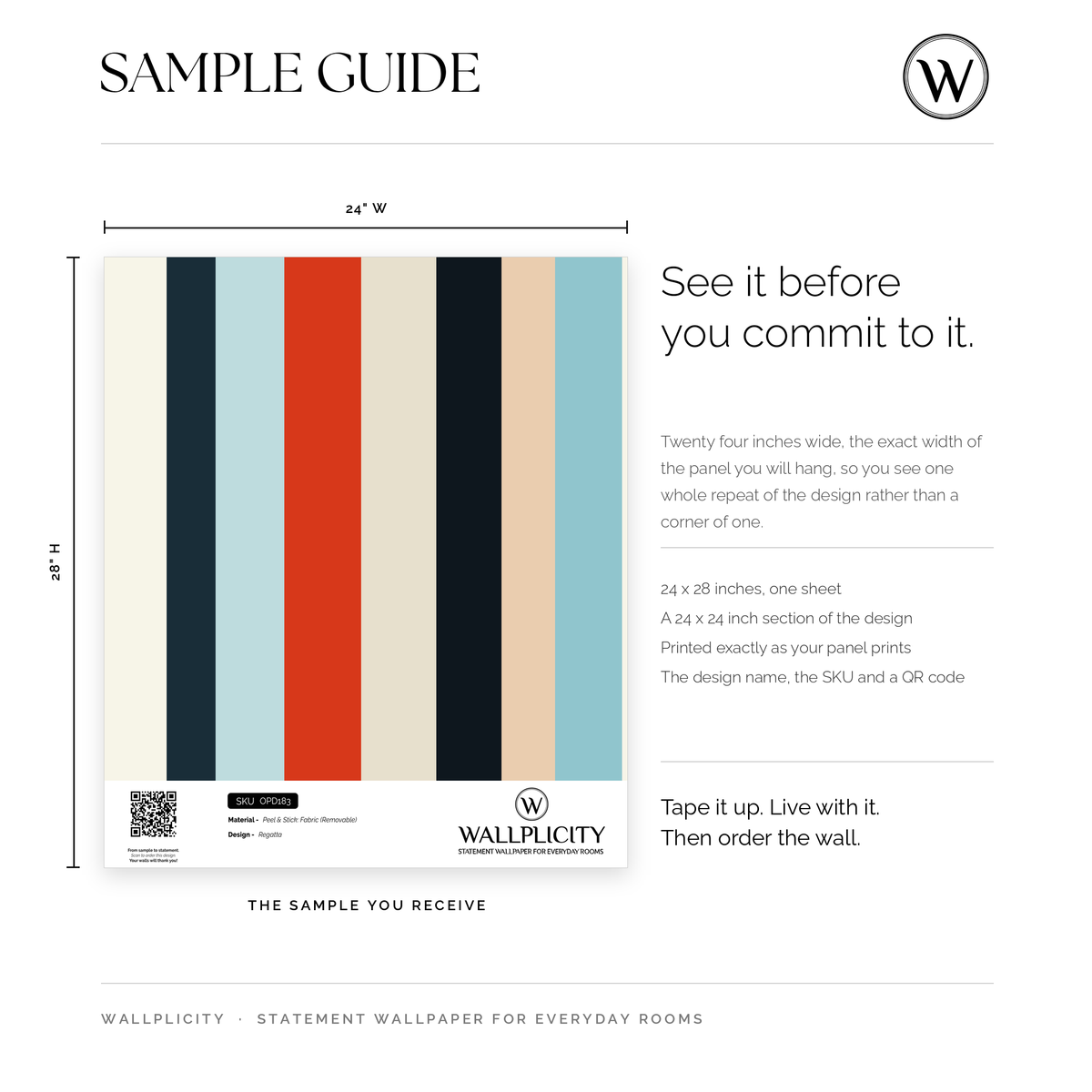 Regatta wallpaper sample guide