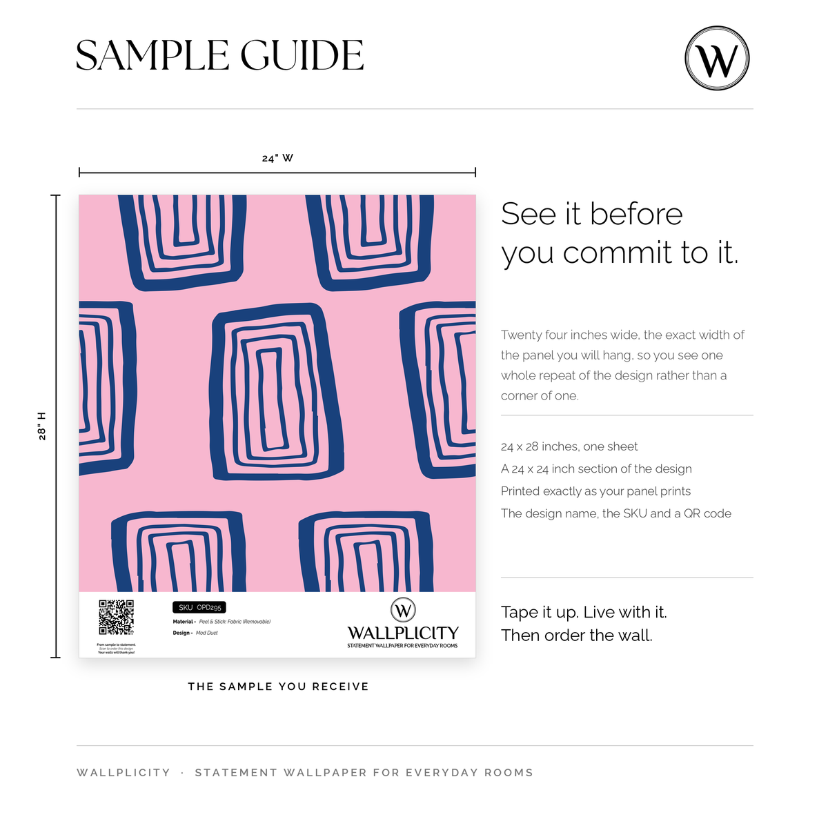 Mod Duet wallpaper sample guide