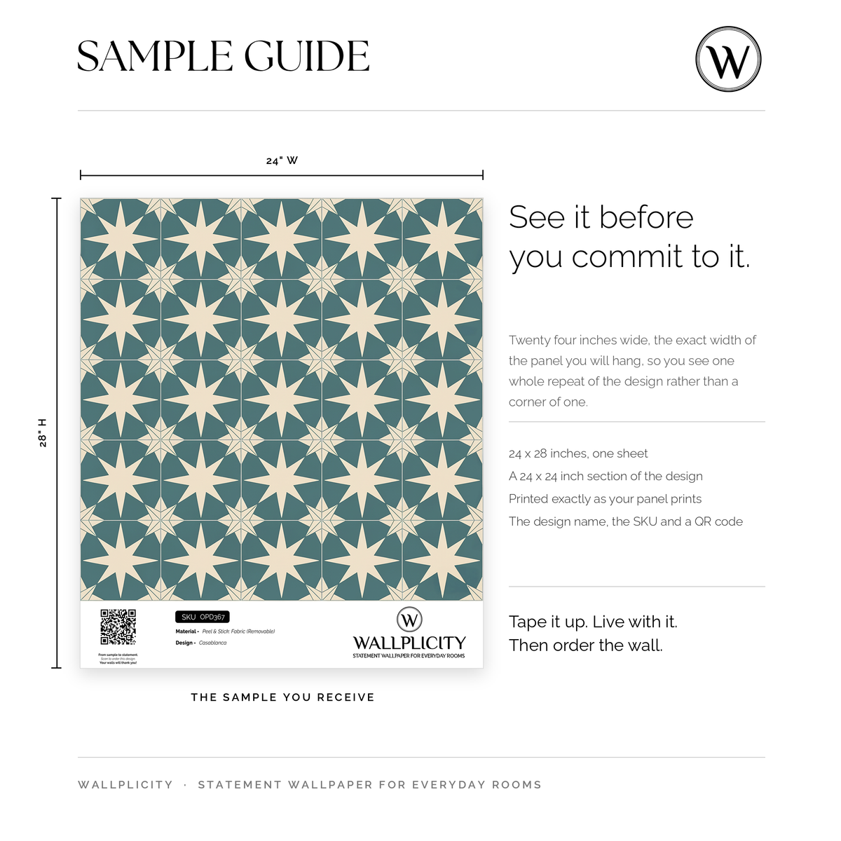 Casablanca wallpaper sample guide