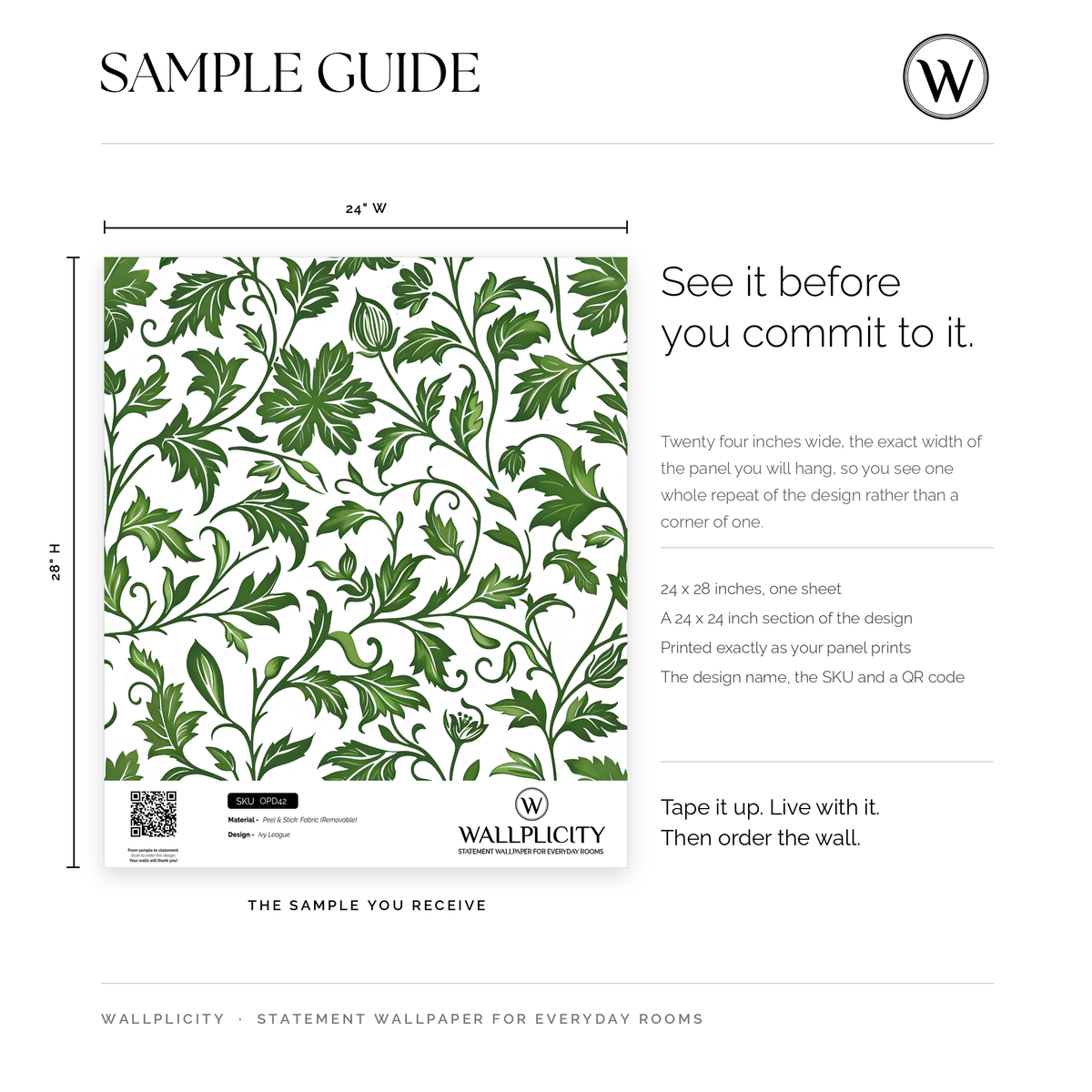 Ivy League wallpaper sample guide