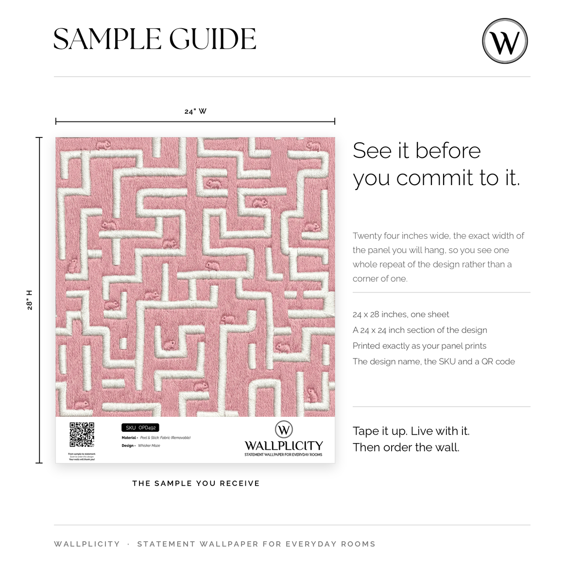 Whisker Maze wallpaper sample guide