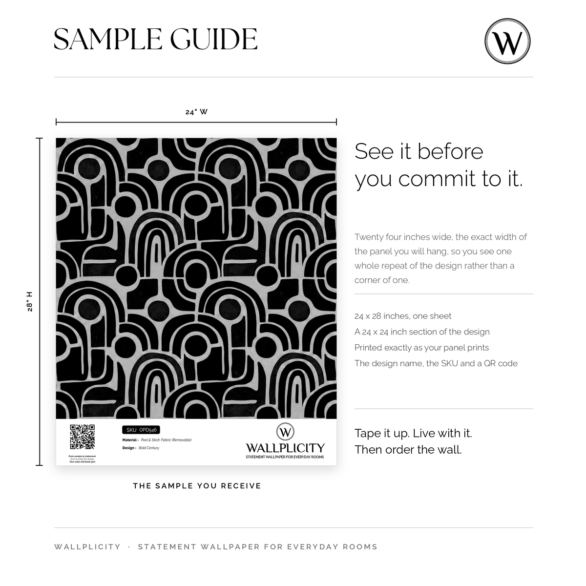 Bold Century wallpaper sample guide