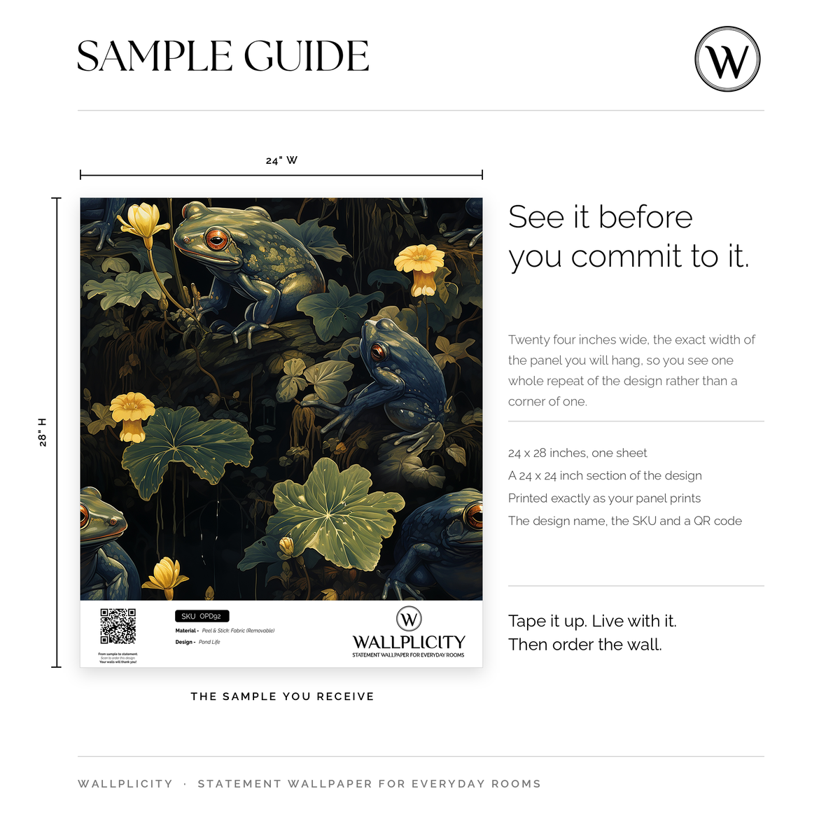 Pond Life wallpaper sample guide