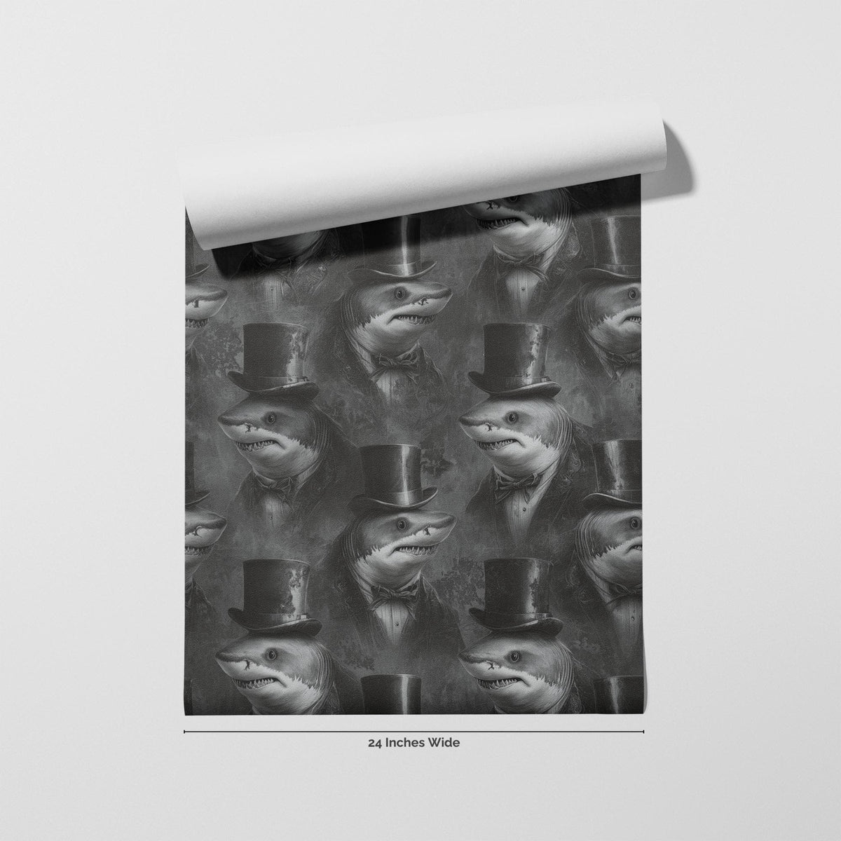 The Loan Shark wallpaper flat roll view