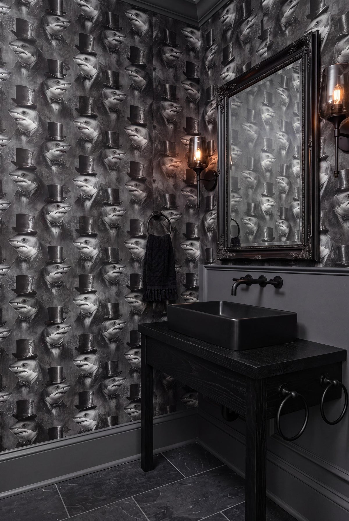 The Loan Shark: Gothic Shark Wallpaper